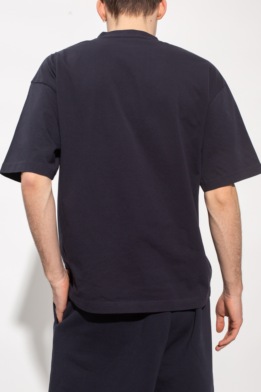 Tシャツ・カットソー BALENCIAGA FW25 'VIP Team Logo' T-shirt (807341TSVP7 5002) Balenciaga AI Logo Inside Out Oversized T-shirt 'Black